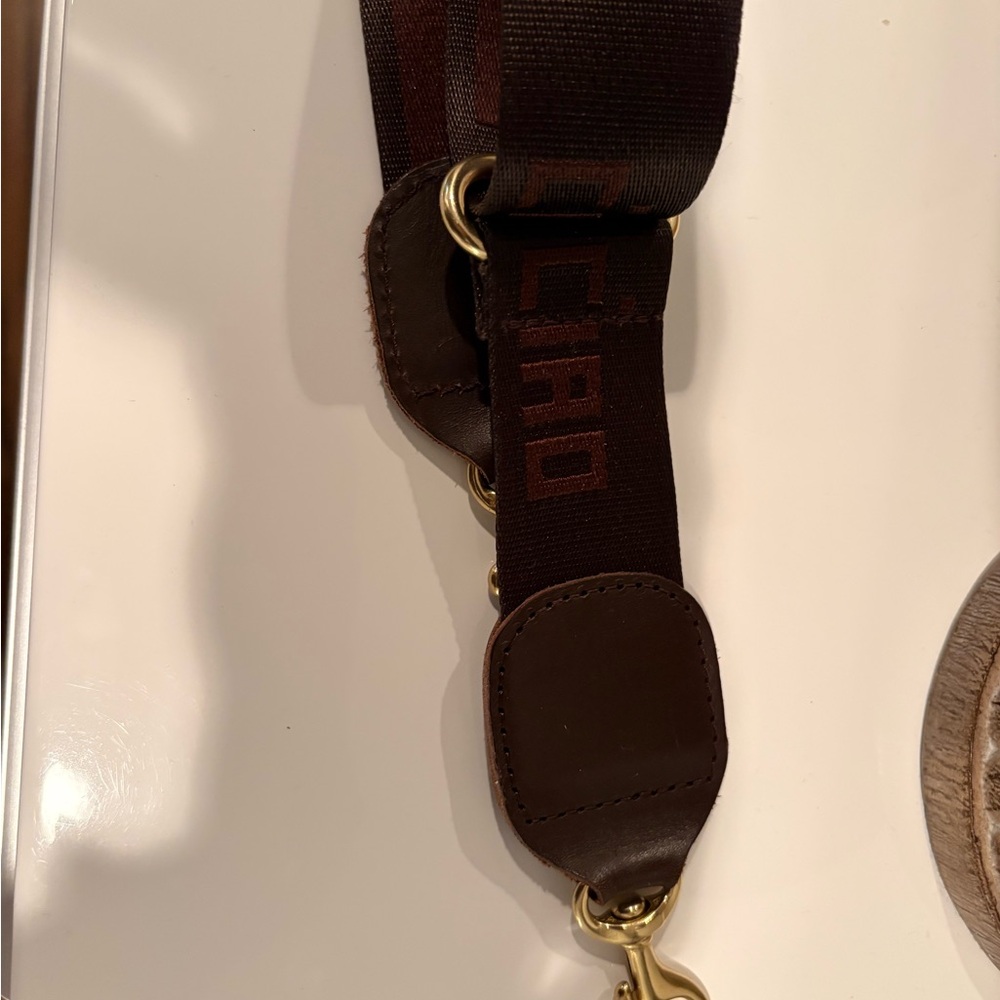 Clare V. Crossbody Strap in Ciao Brown - Picture 4 of 5